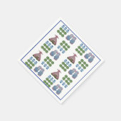 トピアリー(犬)スタッフォードドッグズジンジャージャー スタンダードカクテルナプキン (角)