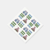 トピアリー（犬）スタッフォードドッグズジンジャージャー スタンダードカクテルナプキン (角)