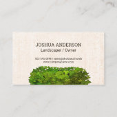 トピアリー | 造園 | 木 名刺 (裏面)