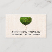 トピアリー | 造園 | 木 名刺 (正面)