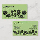 トピアリー-黒（緑） b8da89 名刺 (正面/裏面)