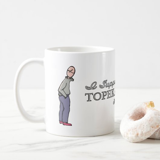 トピカ・アート・ギルド・マグを応援しています コーヒーマグカップ (ドーナツ)