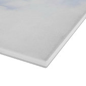 トファットとスカーフ付きクリスマス雪だるま カッティングボード (角)