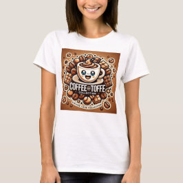 トフィが大好きコーヒー 独占的なロゴ Tシャツ