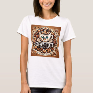 トフィが大好きコーヒー 独占的なロゴ Tシャツ