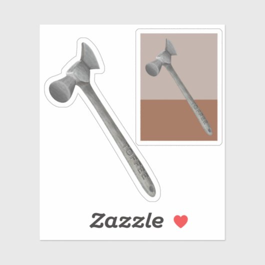 トフィーハンマーイラストレーション シール (シート)