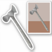 トフィーハンマーイラストレーション シール (正面)