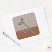 トフィーハンマーイラストレーション スクエアシール (封筒)