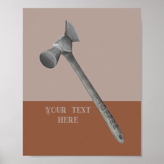 トフィーハンマーイラストレーション ポスター (正面)