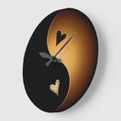 トフィー陰陽 ラージ壁時計 (傾斜)