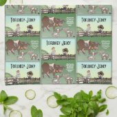 トフューキーのジャッキーなキッチンタオル キッチンタオル (折り畳み)