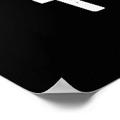 トフーおもしろいフプンダークBG ポスター (角)