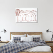 トプカピパレス |トルコ，イスタンブール キャンバスプリント (インサイチュ (寝室))