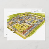 トプカピ宮。イスタンブル・ターキー。空中表示 ポストカード (正面/裏面)