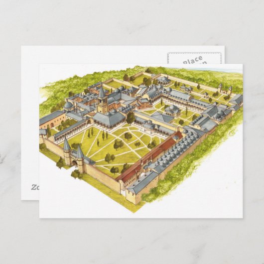 トプカピ宮。イスタンブル・ターキー。空中表示 ポストカード (正面/裏面)