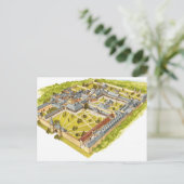 トプカピ宮。イスタンブル・ターキー。空中表示 ポストカード (スタンド正面)