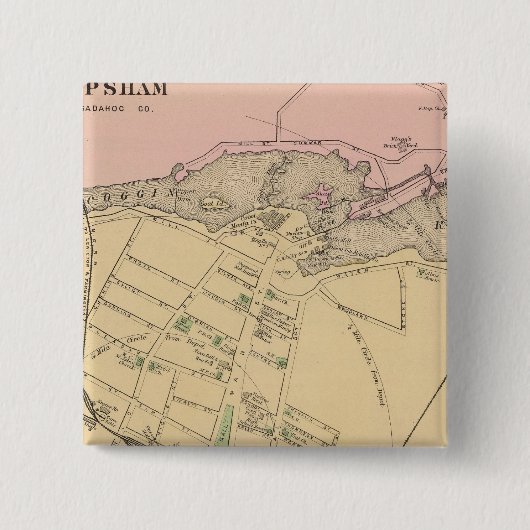 トプシャム·ブルンズウィック 缶バッジ (正面)