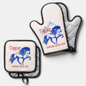 トプル 鍋つかみ&鍋敷きセット (正面/裏面)