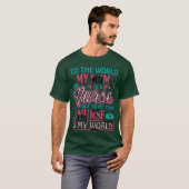 トヘワールド私の母は母のためのナースであるGi Tシャツ (正面フル)