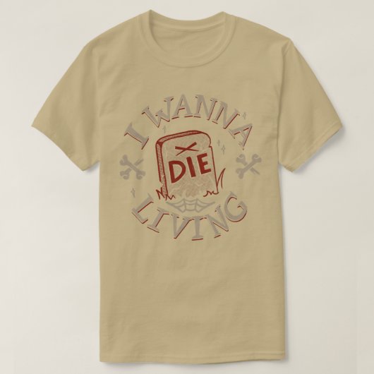 トベフォンセカに生きて死にたい Tシャツ (デザイン正面)