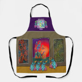 トペカアートギルドギャラリーオールオーバープリントエプロン エプロン (正面)