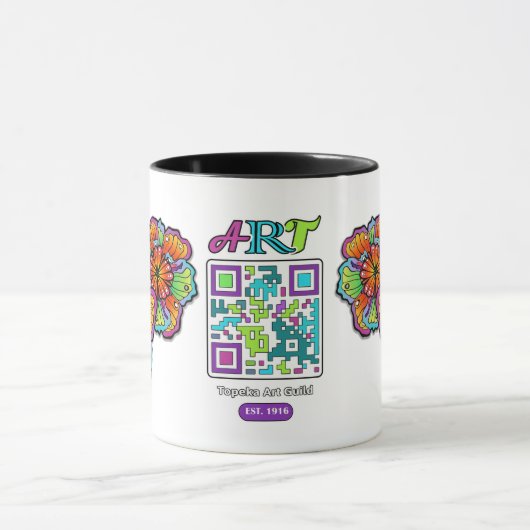 トペカアートギルドQRコードマグ マグカップ (中央)