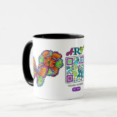 トペカアートギルドQRコードマグ マグカップ (正面左)