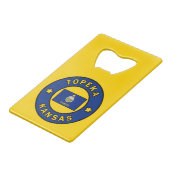 トペカカンザス クレジットカード栓抜き (正面アングル)