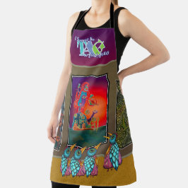 トペカギャラリーエプロンで鳥 エプロン