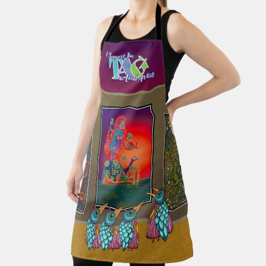 トペカギャラリーエプロンで鳥 エプロン (インサイチュ)