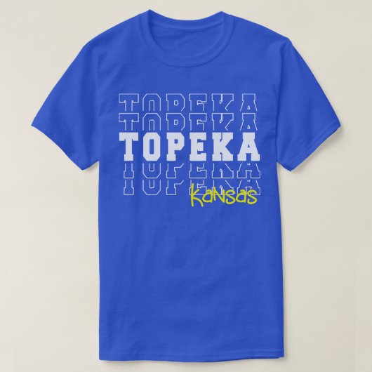 トペカシティカンザストペカKS Tシャツ (デザイン正面)