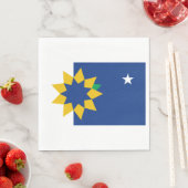 トペカ国旗(カンザス州) スタンダードランチョンナプキン (インサイチュ)