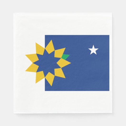 トペカ国旗(カンザス州) スタンダードランチョンナプキン (正面)