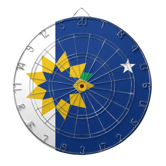 トペカ国旗（カンザス州） ダーツボード (正面)