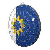 トペカ国旗（カンザス州） ダーツボード (正面右)