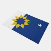 トペカ国旗（カンザス州） ドアマット (アングル)