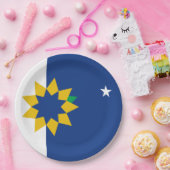 トペカ国旗（カンザス州） ペーパープレート (パーティー)