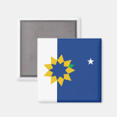 トペカ国旗（カンザス州） マグネット (正面/裏面)