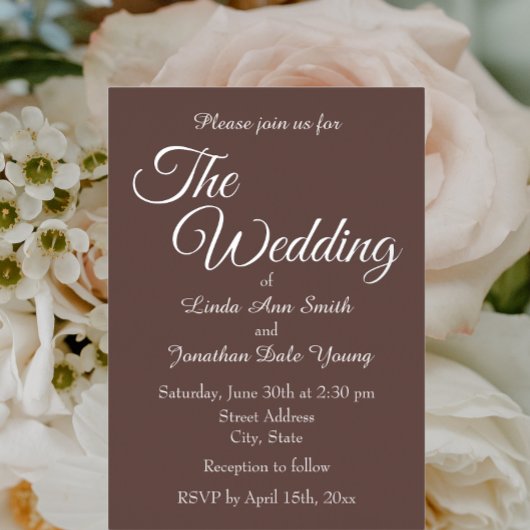 トペシンプルスタイル結婚ズ 箔招待状