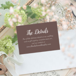トペシンプルスタイル結婚詳細 エンクロージャーカード