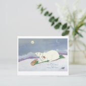 トボガニンポーラーベア ポストカード (スタンド正面)