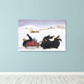 トボガニン2 キャンバスプリント (インサイチュ (ウッドフロア))