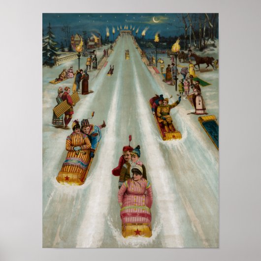 トボガンス冬の夜 ポスター (正面)