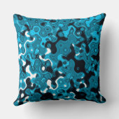 トポグラフィックブルース装飾用クッション クッション (裏面)