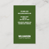 トポグラフィモダンー造園ラ気にンIII 名刺 (裏面)