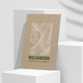 トポグラフィモダンー造園ローンク気にラフト 名刺