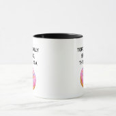 トポロジ話のドーナツトポロジのジョーク マグカップ (中央)