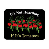 トマおもしろいトのホーもしディングじゃない マグネット (横)