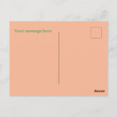 トマおもしろいト好きの文字 ポストカード (裏面)