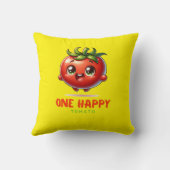 トマつるトTシャツにトマトラバーギフト クッション (裏面)